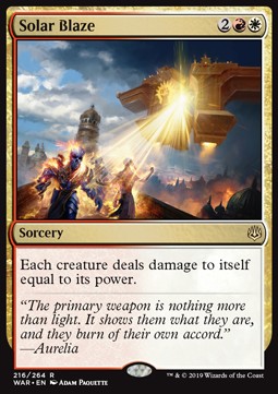 Solar Blaze - War of the Spark (Rare) [WAR-216] Main image
