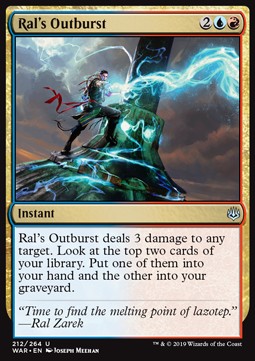 Ral's Outburst - War of the Spark (Uncommon) [WAR-212] Main image