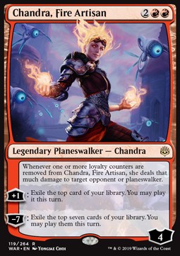 Chandra, Fire Artisan - War of the Spark (Rare) [WAR-119] Main image