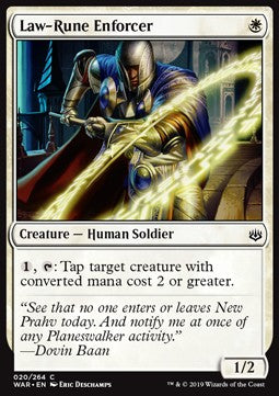 Law-Rune Enforcer - War of the Spark (Common) [WAR-20] Main image