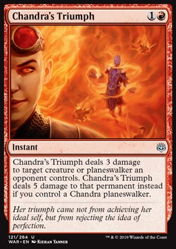 Chandra's Triumph - War of the Spark (Uncommon) [WAR-121] Hover Image