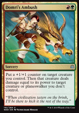 Domri's Ambush - War of the Spark (Uncommon) [WAR-192] Hover Image