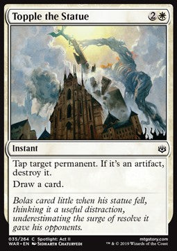 Topple the Statue - War of the Spark (Common) [WAR-35] Hover Image