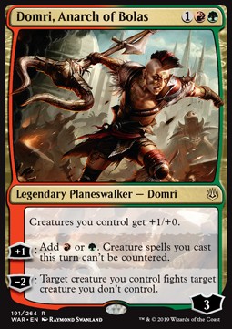 Domri, Anarch of Bolas - War of the Spark (Rare) [WAR-191] Main image