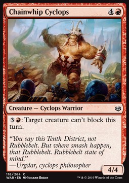 Chainwhip Cyclops - War of the Spark (Common) [WAR-118] Main image