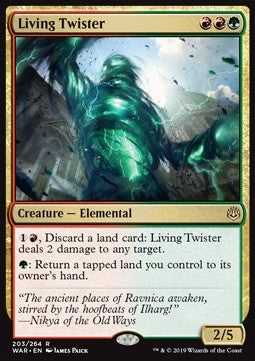 Living Twister - War of the Spark (Rare) [WAR-203] Main image