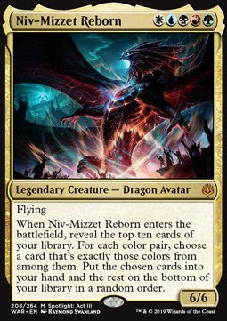 Niv-Mizzet Reborn - War of the Spark (Mythic) [WAR-208]