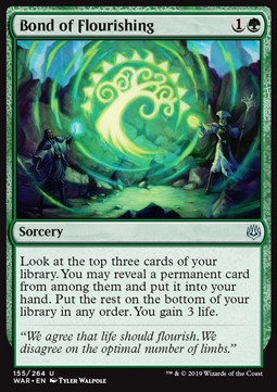 Bond of Flourishing - War of the Spark (Uncommon) [WAR-155] Main image