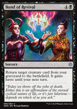Bond of Revival - War of the Spark (Uncommon) [WAR-80] Hauptbild