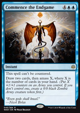 Commence the Endgame - War of the Spark (Rare) [WAR-45] Hover Image