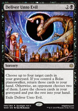 Deliver Unto Evil - War of the Spark (Rare) [WAR-85] Hover Image