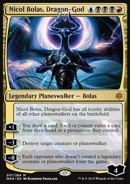 Nicol Bolas, Dragon-God - War of the Spark (Mythic) [WAR-207] Main image