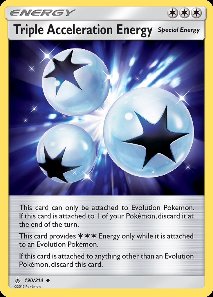 Triple Acceleration Energy - Unbroken Bonds (Uncommon) [UNB-190] Image principale du produit