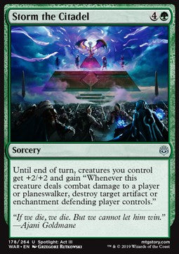 Storm the Citadel - War of the Spark (Uncommon) [WAR-178] Hover Image