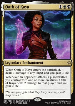 Oath of Kaya - War of the Spark (Rare) [WAR-209] Main image