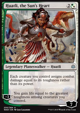 Huatli, the Sun's Heart - War of the Spark (Uncommon) [WAR-230] Hauptbild