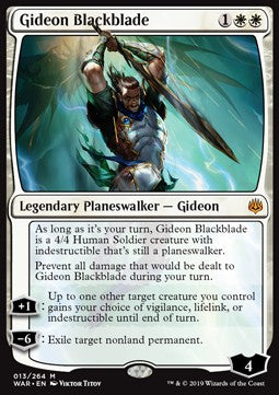 Gideon Blackblade - War of the Spark (Mythic) [WAR-13] Hauptbild