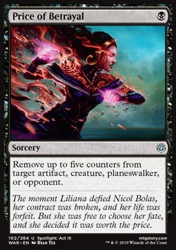 Price of Betrayal - War of the Spark (Uncommon) [WAR-102] Hover Image