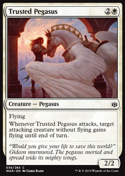 Trusted Pegasus - War of the Spark (Common) [WAR-36] Hauptbild