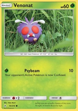 Venonat - Unbroken Bonds (Common) [UNB-10] Hover Image