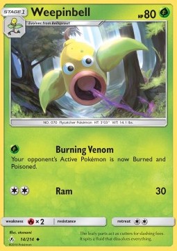 Weepinbell - Unbroken Bonds (Uncommon) [UNB-14] Hover Image