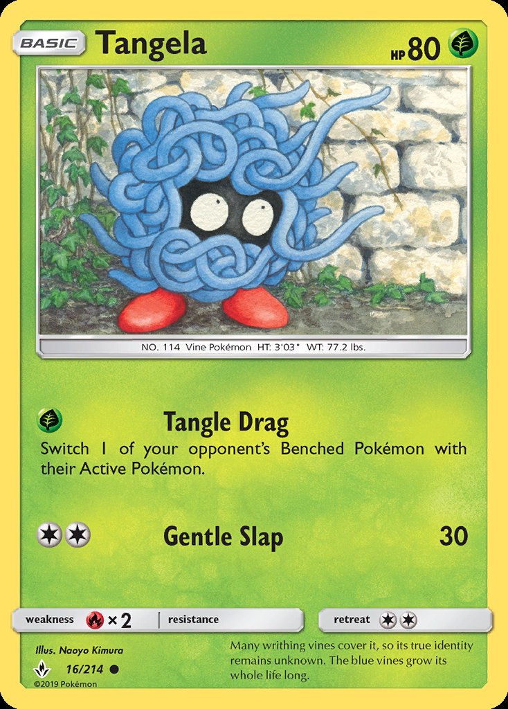 Tangela - Unbroken Bonds (Common) [UNB-16] Main image