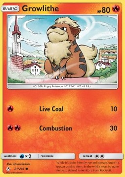 Growlithe - Unbroken Bonds (Common) [UNB-21] Imagen principal del producto