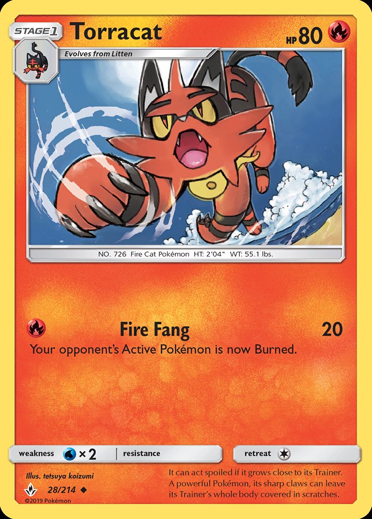 Torracat - Unbroken Bonds (Uncommon) [UNB-28] Main image