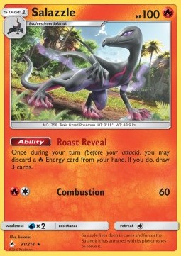 Salazzle - Unbroken Bonds (Rare) [UNB-31] Hover Image