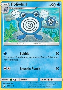 Poliwhirl - Unbroken Bonds (Uncommon) [UNB-38] Hover Image