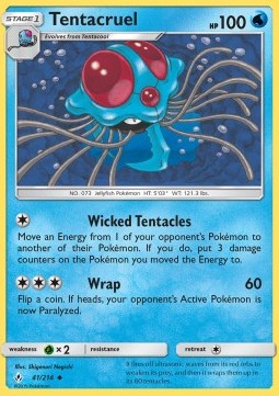 Tentacruel - Unbroken Bonds (Uncommon) [UNB-41] Hover Image