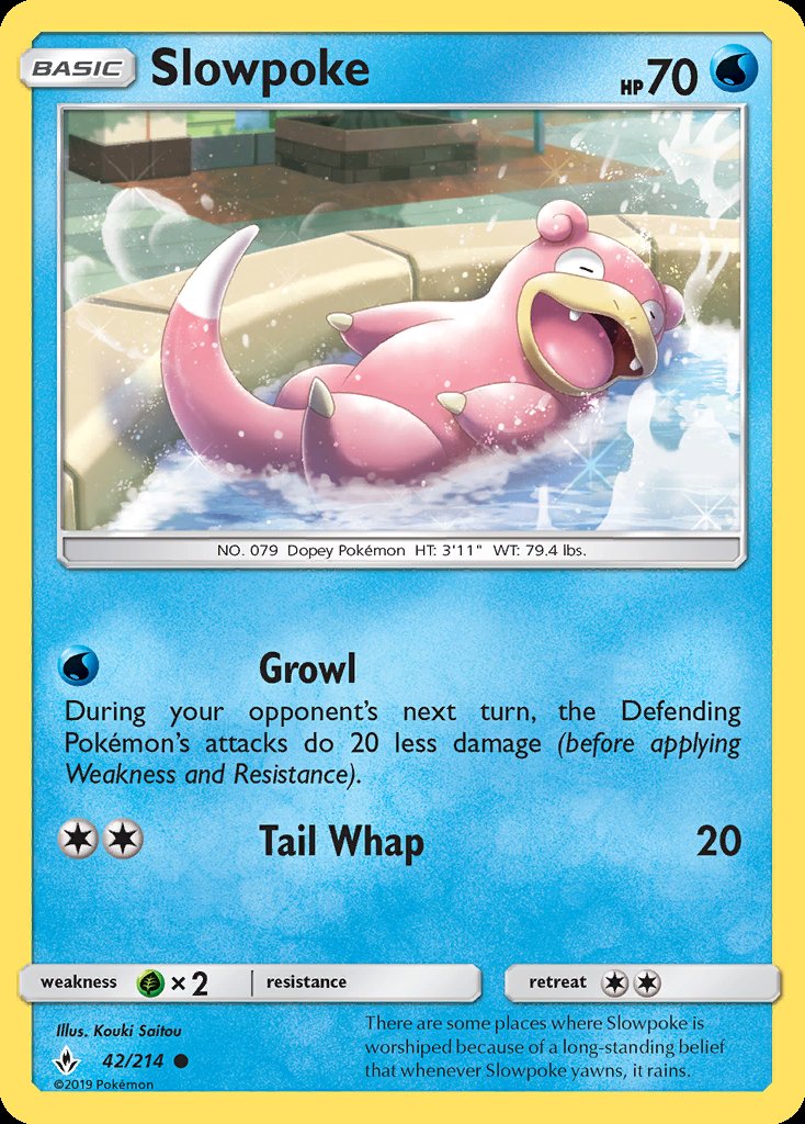 Slowpoke - Unbroken Bonds (Common) [UNB-42] Main image