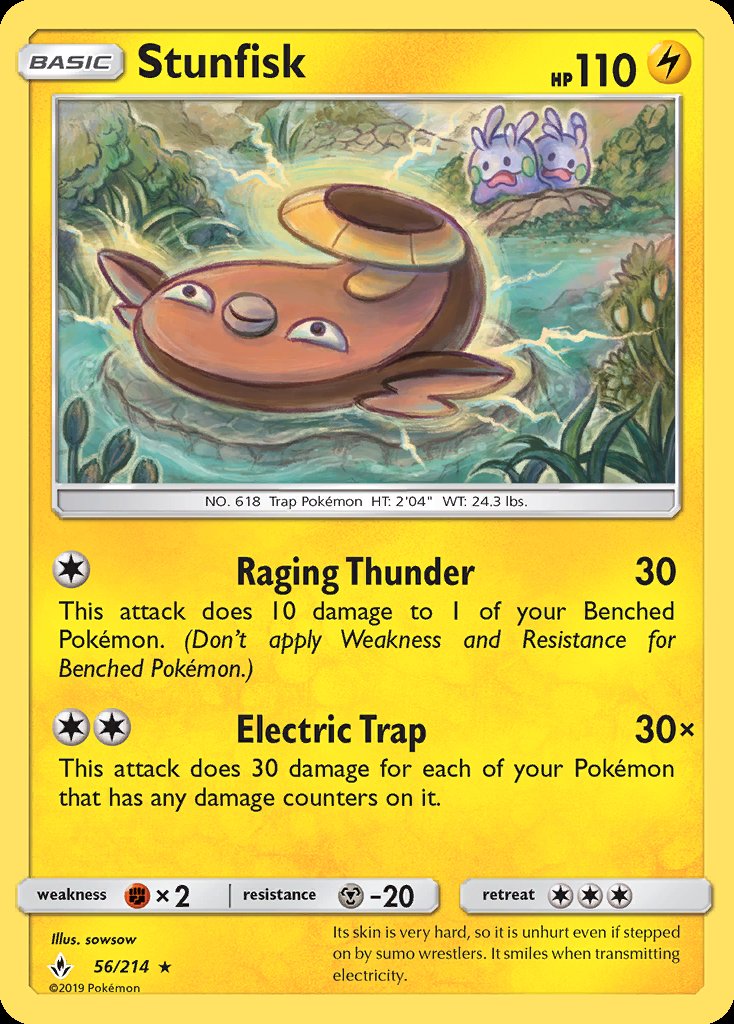 Stunfisk - Unbroken Bonds (Rare) [UNB-56] Main image