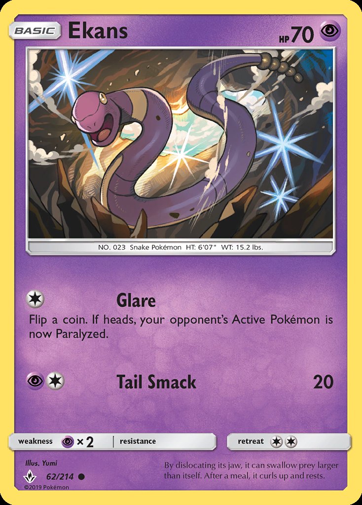 Ekans - Unbroken Bonds (Common) [UNB-62] Hoofdafbeelding