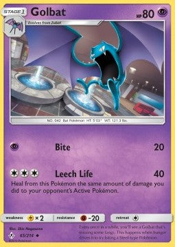 Golbat - Unbroken Bonds (Uncommon) [UNB-65] Imagen principal del producto