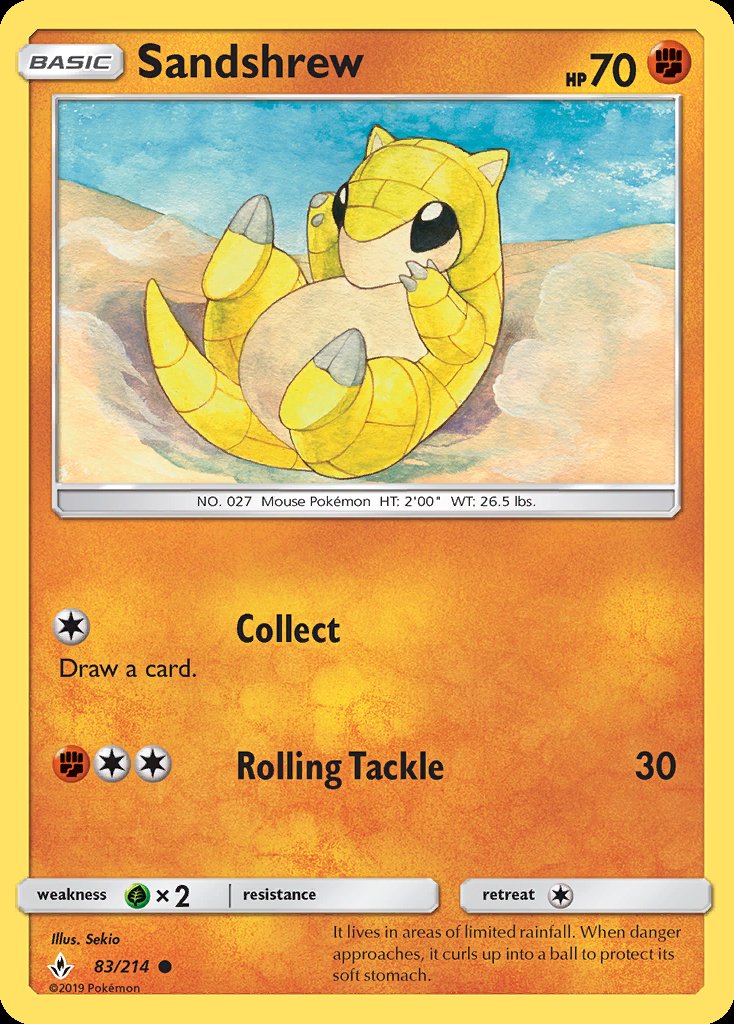 Sandshrew - Unbroken Bonds (Common) [UNB-83] Main image