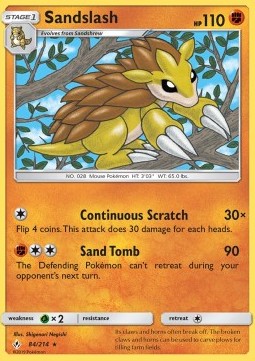 Sandslash - Unbroken Bonds (Rare) [UNB-84] Imagen principal del producto