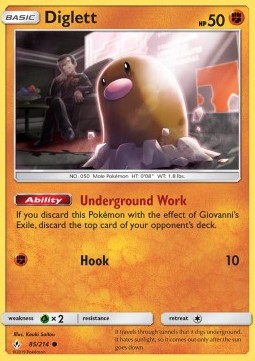 Diglett - Unbroken Bonds (Common) [UNB-85] Hoofdafbeelding