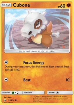 Cubone - Unbroken Bonds (Common) [UNB-90] Hauptbild