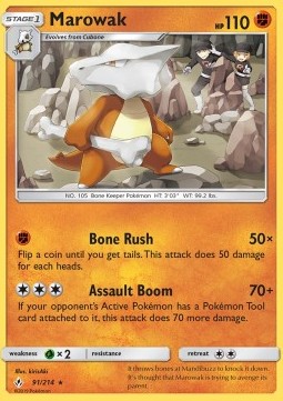 Marowak - Unbroken Bonds (Rare) [UNB-91]