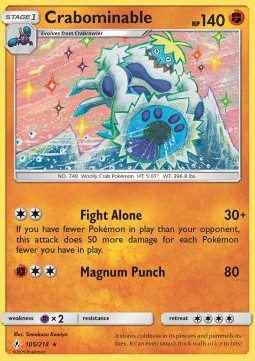 Crabominable - Unbroken Bonds (Rare) [UNB-105] Hover Image