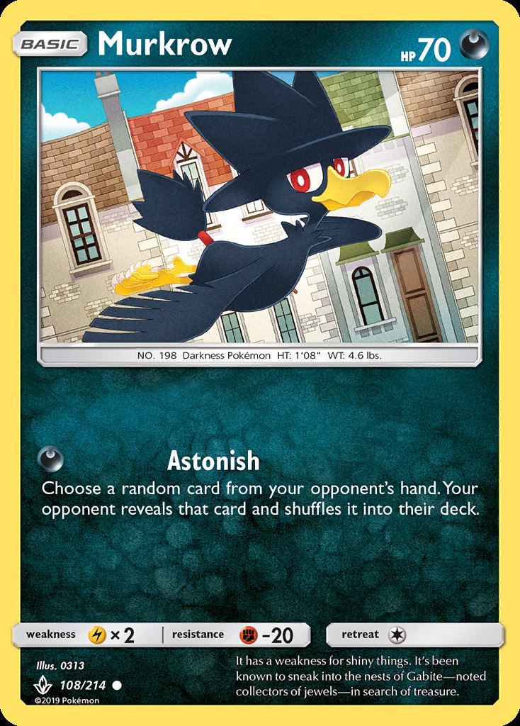 Murkrow - Unbroken Bonds (Common) [UNB-108] Main image