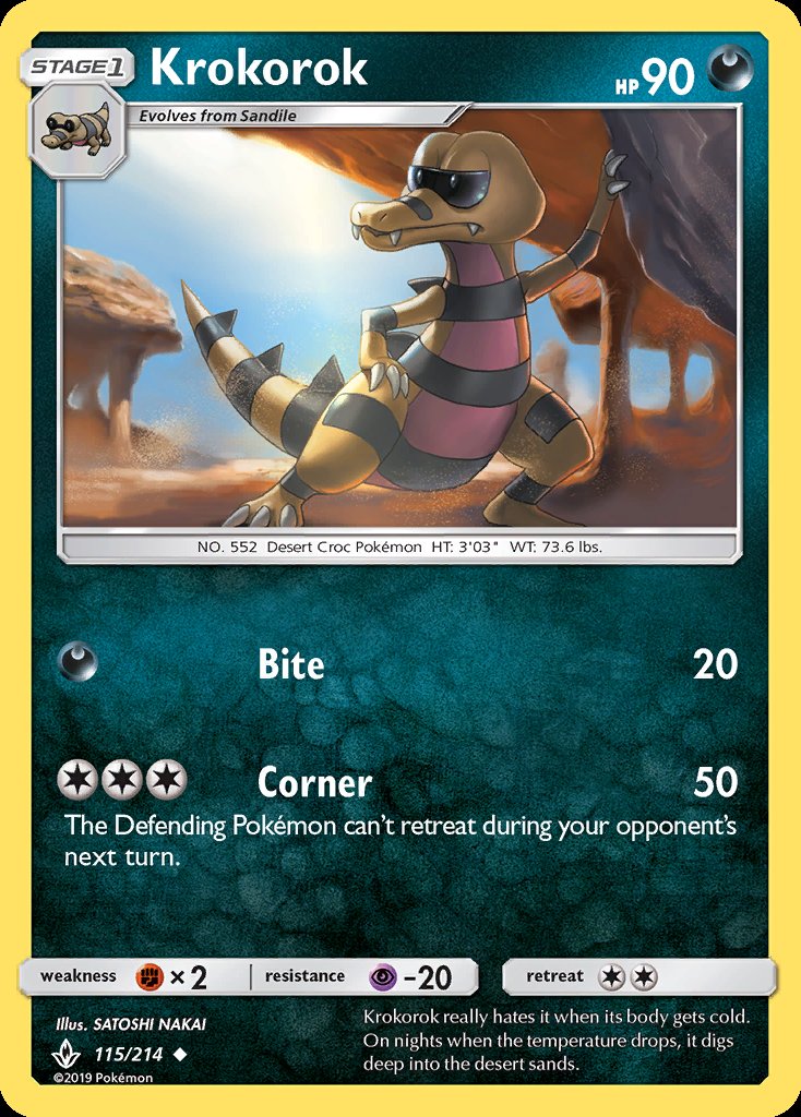 Krokorok - Unbroken Bonds (Uncommon) [UNB-115] Imagen principal del producto