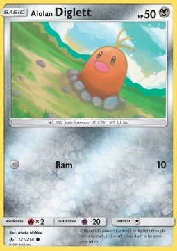 Alolan Diglett - Unbroken Bonds (Common) [UNB-121] Hover Image