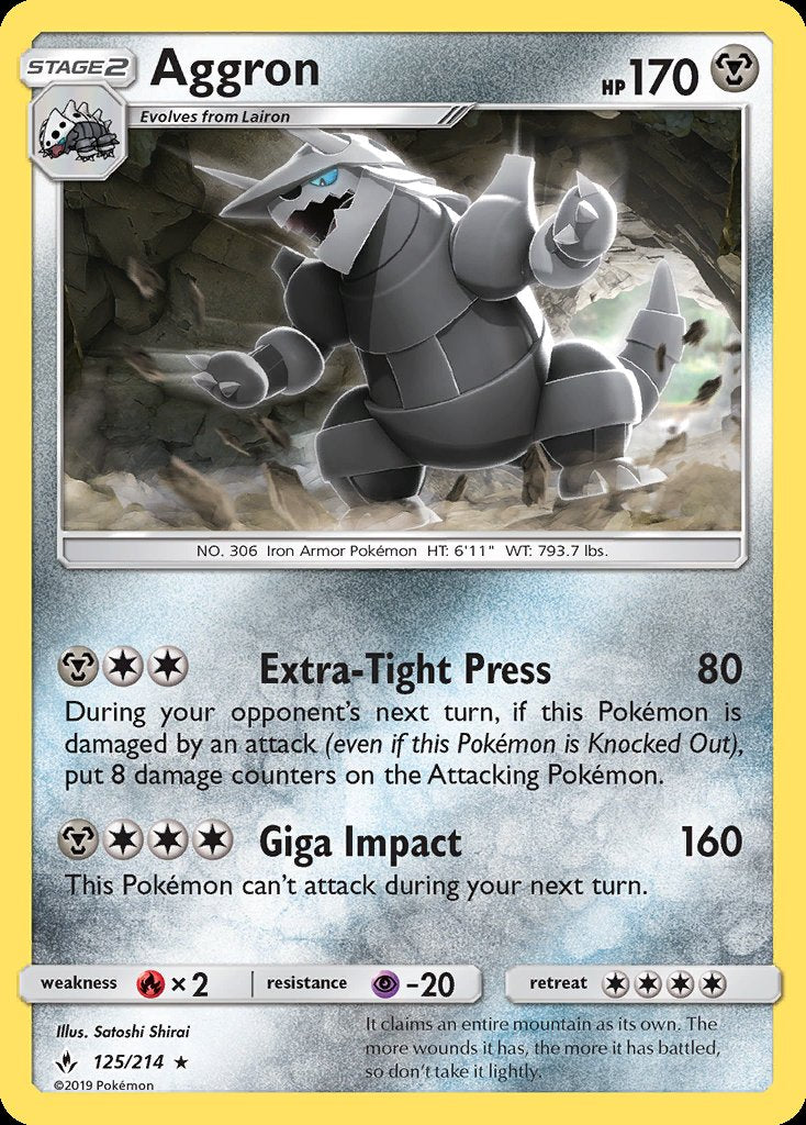 Aggron - Unbroken Bonds (Rare) [UNB-125] Hauptbild