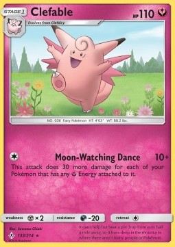 Clefable - Unbroken Bonds (Rare) [UNB-133] Imagen principal del producto