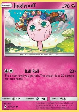 Jigglypuff - Unbroken Bonds (Common) [UNB-134] Hover Image