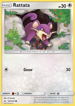 Rattata - Unbroken Bonds (Common) [UNB-143] Imagen principal del producto
