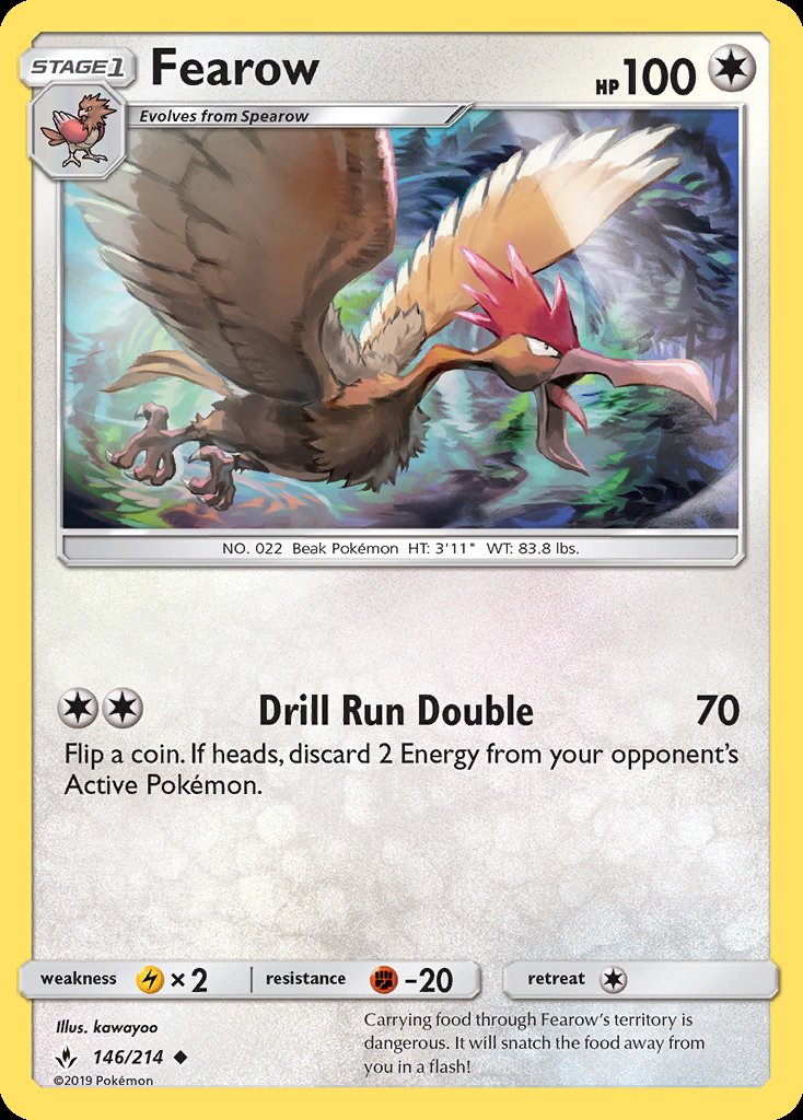 Fearow - Unbroken Bonds (Uncommon) [UNB-146] Hoofdafbeelding