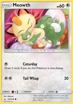 Meowth - Unbroken Bonds (Common) [UNB-147] Imagen principal del producto